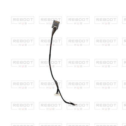 OEM-pulled DJI Mini 2 Gimbal Signal Cable on white with Reboot Hub watermark overlay — view 3