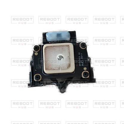 OEM-pulled DJI Mini 2 GPS Module on white with Reboot Hub watermark overlay — view 1
