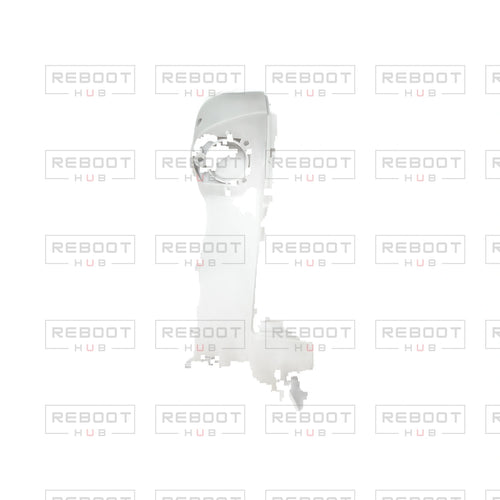 OEM-pulled DJI Mini 2 Middle Frame on white with Reboot Hub watermark overlay — view 1