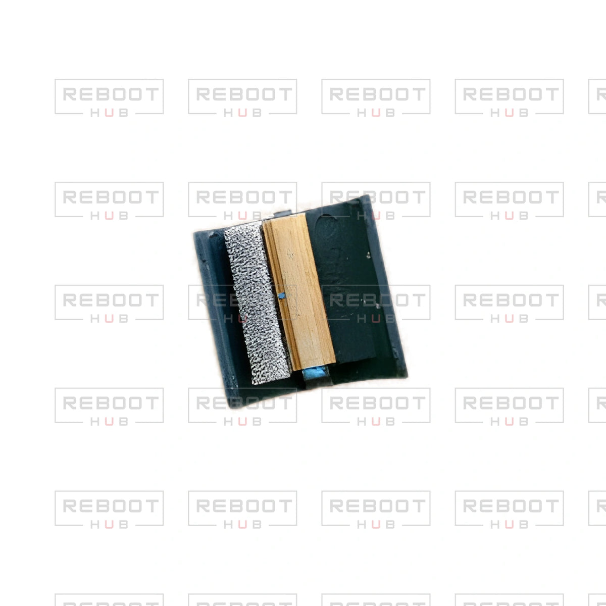 OEM-pulled DJI Mini 2 SE Camera Rear Cover on white with Reboot Hub watermark overlay — view 2