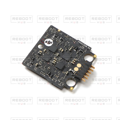 OEM-pulled DJI Mini 2 SE ESC Board on white with Reboot Hub watermark overlay — view 2