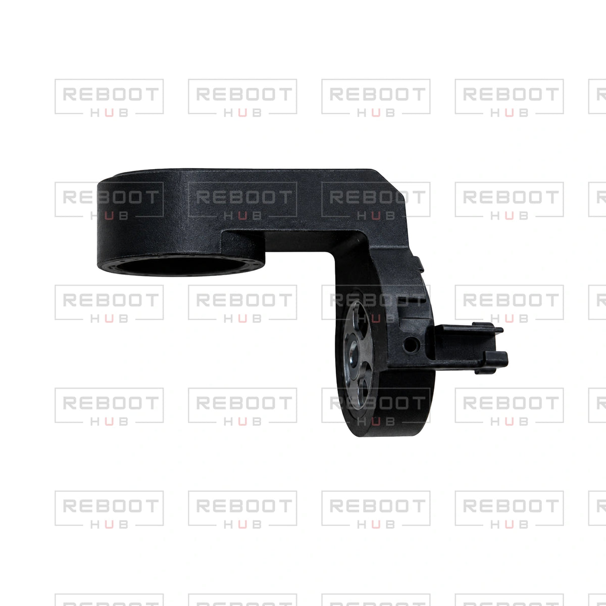 OEM-pulled DJI Mini 2 SE Gimbal Upper Bracket on white with Reboot Hub watermark overlay — view 1
