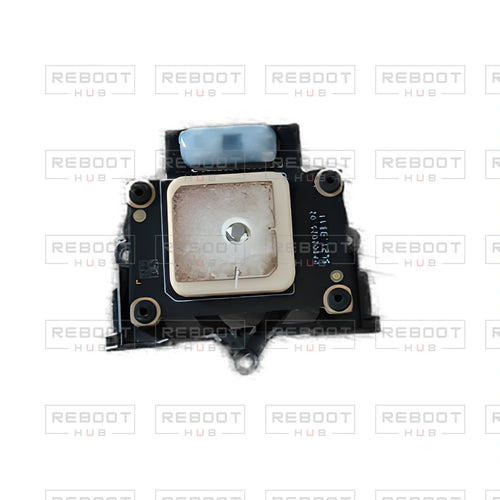 OEM-pulled DJI Mini 2 SE GPS Module on white with Reboot Hub watermark overlay — view 1