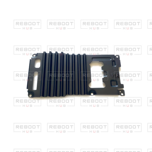 OEM-pulled DJI Mini 2 SE Heat Sink on white with Reboot Hub watermark overlay — view 1
