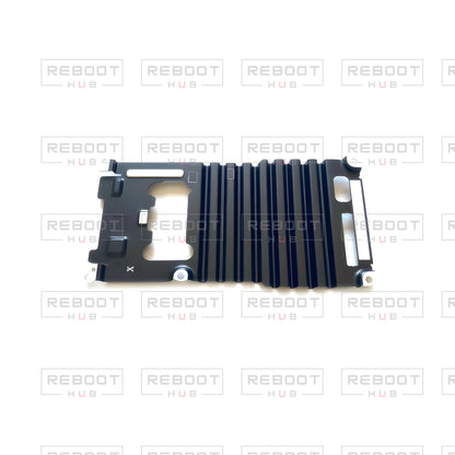 OEM-pulled DJI Mini 2 SE Heat Sink on white with Reboot Hub watermark overlay — view 2