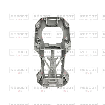 OEM-pulled DJI Mini 2 SE Middle Frame on white with Reboot Hub watermark overlay — view 2