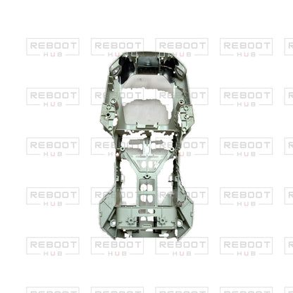 OEM-pulled DJI Mini 2 SE Middle Frame on white with Reboot Hub watermark overlay — view 4