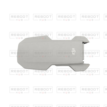 OEM-pulled DJI Mini 2 SE Upper Shell on white with Reboot Hub watermark overlay — view 3