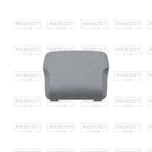 OEM-pulled DJI Mini 4K Battery Cover on white with Reboot Hub watermark overlay — view 1