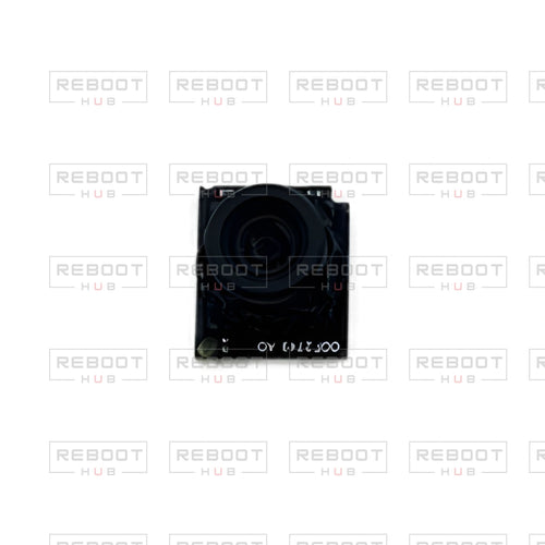 OEM-pulled DJI Mini 4K Camera Lens Core on white with Reboot Hub watermark overlay — view 1