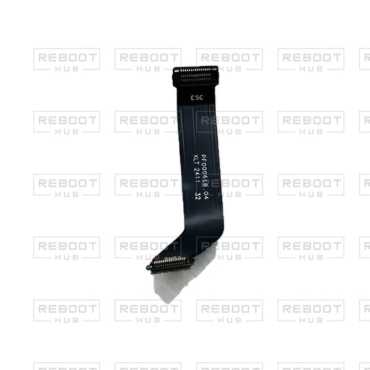 OEM-pulled DJI Mini 4K ESC Flexible Flat Cable on white with Reboot Hub watermark overlay — view 1
