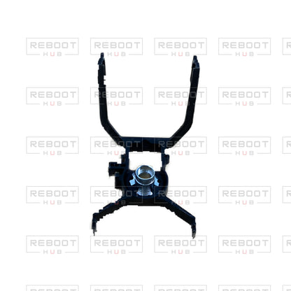 OEM-pulled DJI Mini 4K Gimbal Vibration Absorbing Bracket on white with Reboot Hub watermark overlay — view 1