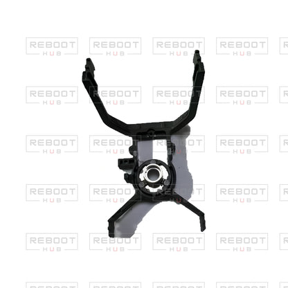 OEM-pulled DJI Mini 4K Gimbal Vibration Absorbing Bracket on white with Reboot Hub watermark overlay — view 3
