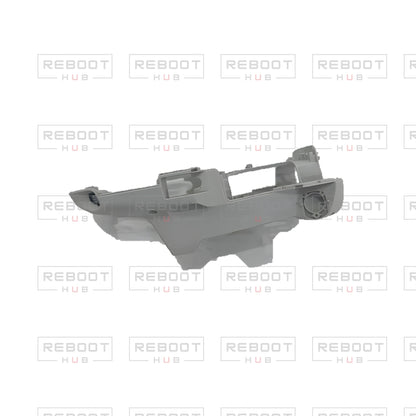 OEM-pulled DJI Mini 4K Middle Frame on white with Reboot Hub watermark overlay — view 1