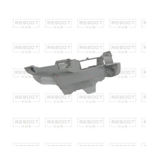 OEM-pulled DJI Mini 4K Middle Frame on white with Reboot Hub watermark overlay — view 1