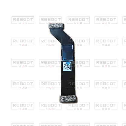 OEM-pulled DJI Mini SE ESC Flexible Flat Cable on white with Reboot Hub watermark overlay — view 1