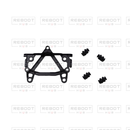 OEM-pulled DJI Mini SE Gimbal Vibration Plate with Dampers on white with Reboot Hub watermark overlay — view 1