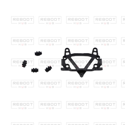 OEM-pulled DJI Mini SE Gimbal Vibration Plate with Dampers on white with Reboot Hub watermark overlay — view 2