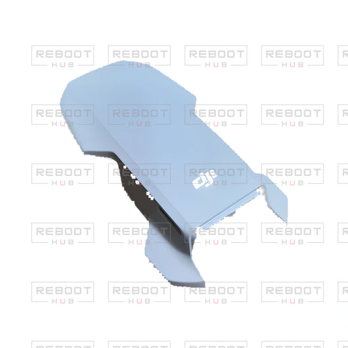 OEM-pulled DJI Mini SE Upper Shell on white with Reboot Hub watermark overlay — view 1
