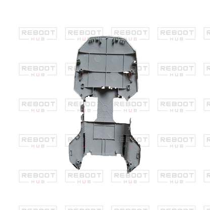 OEM-pulled DJI Mini SE Upper Shell on white with Reboot Hub watermark overlay — view 2