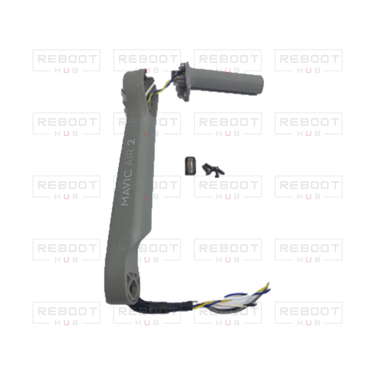 DJI Mavic Air 2 Front Left Arm Shell with LED Cover and Screws photo 1, OEM-pulled overall product view