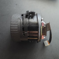 OEM-pulled DJI Goggles 2 display lens module with flex connector, side view