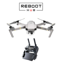 Certified Refurbished DJI Mavic Pro Platinum drone with RC1A, gray body