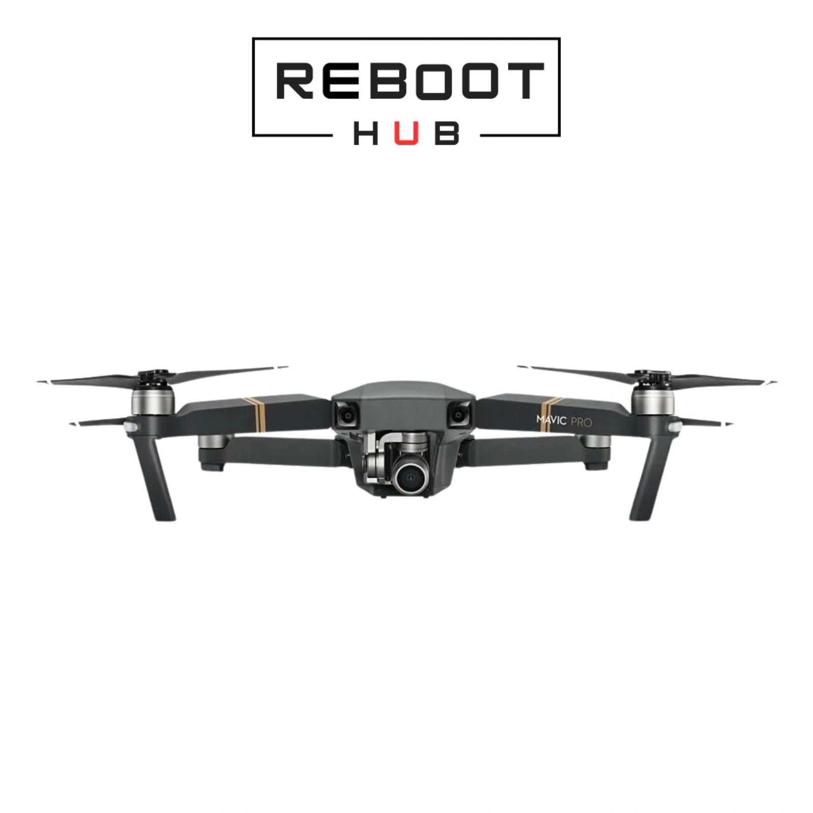 Certified Refurbished DJI Mavic Pro drone gray body, showing compact design.