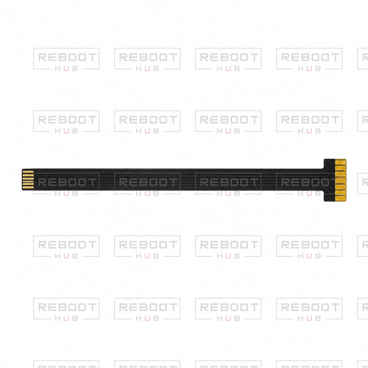 OEM-pulled DJI Air 2 Battery Flexible Flat Cable on white with Reboot Hub watermark overlay — view 2