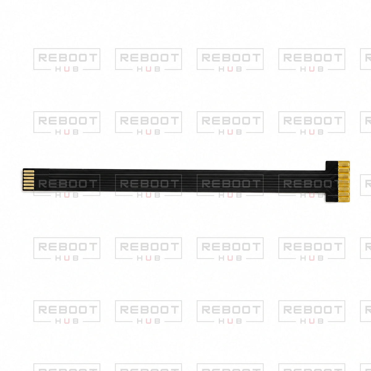 OEM-pulled DJI Air 2 Battery Flexible Flat Cable on white with Reboot Hub watermark overlay — view 3