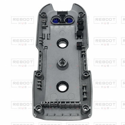 OEM-pulled DJI Air 2 Bottom Shell on white with Reboot Hub watermark overlay — view 4