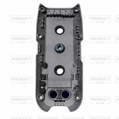 OEM-pulled DJI Air 2 Bottom Shell on white with Reboot Hub watermark overlay — view 5