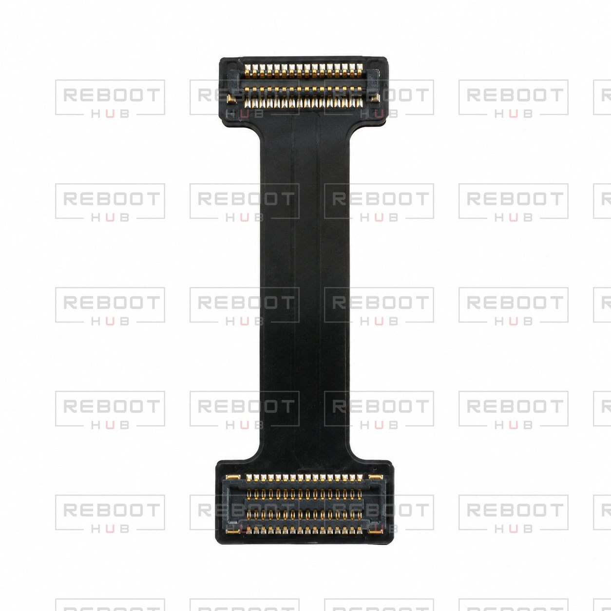 OEM-pulled DJI Air 2 ESC Flexible Flat Cable on white with Reboot Hub watermark overlay — view 3