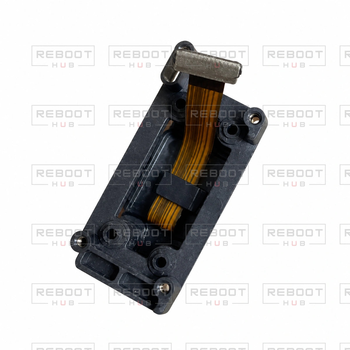 OEM-pulled DJI Air 2 IMU Module on white with Reboot Hub watermark overlay — view 1