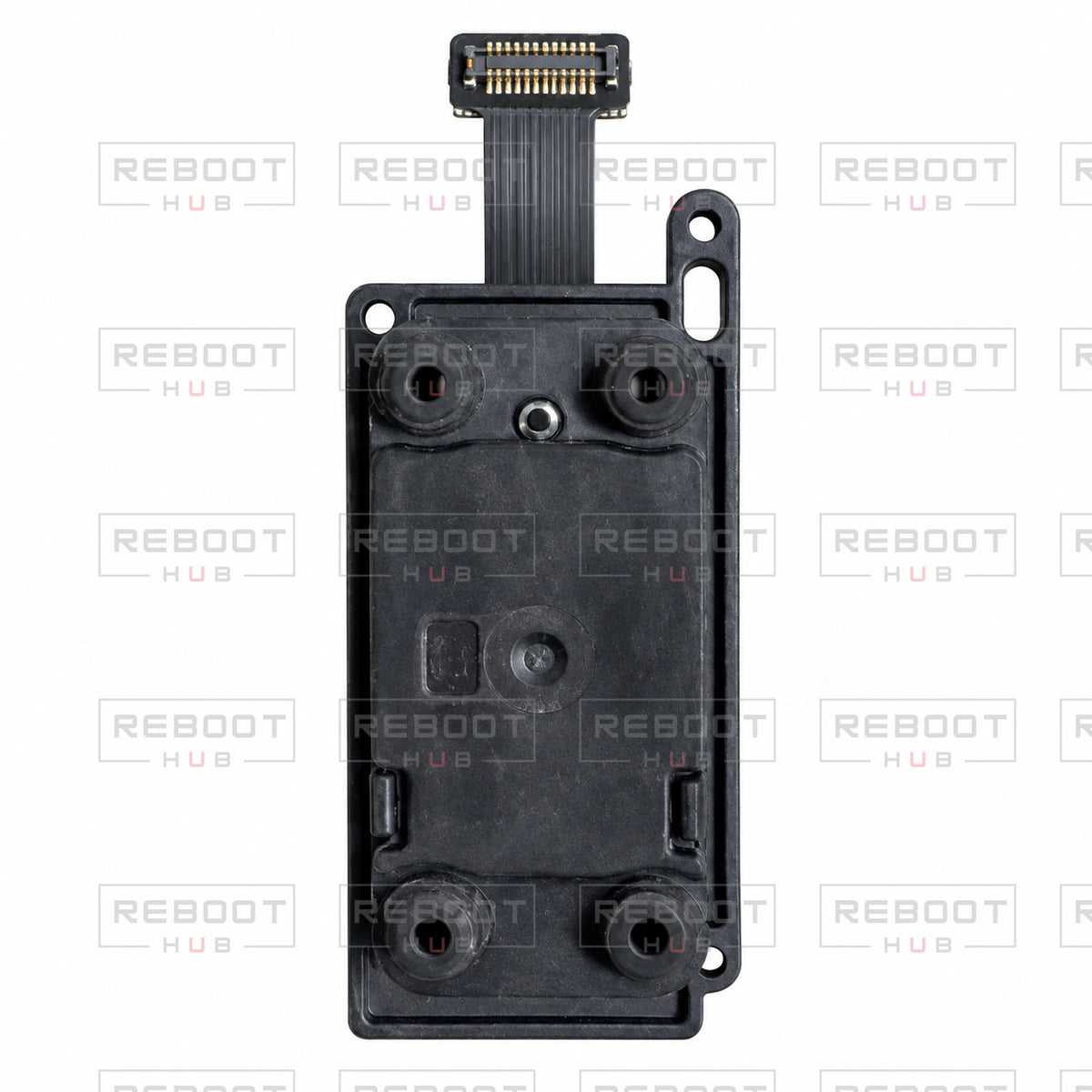 OEM-pulled DJI Air 2 IMU Module on white with Reboot Hub watermark overlay — view 3