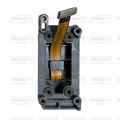 OEM-pulled DJI Air 2 IMU Module on white with Reboot Hub watermark overlay — view 5