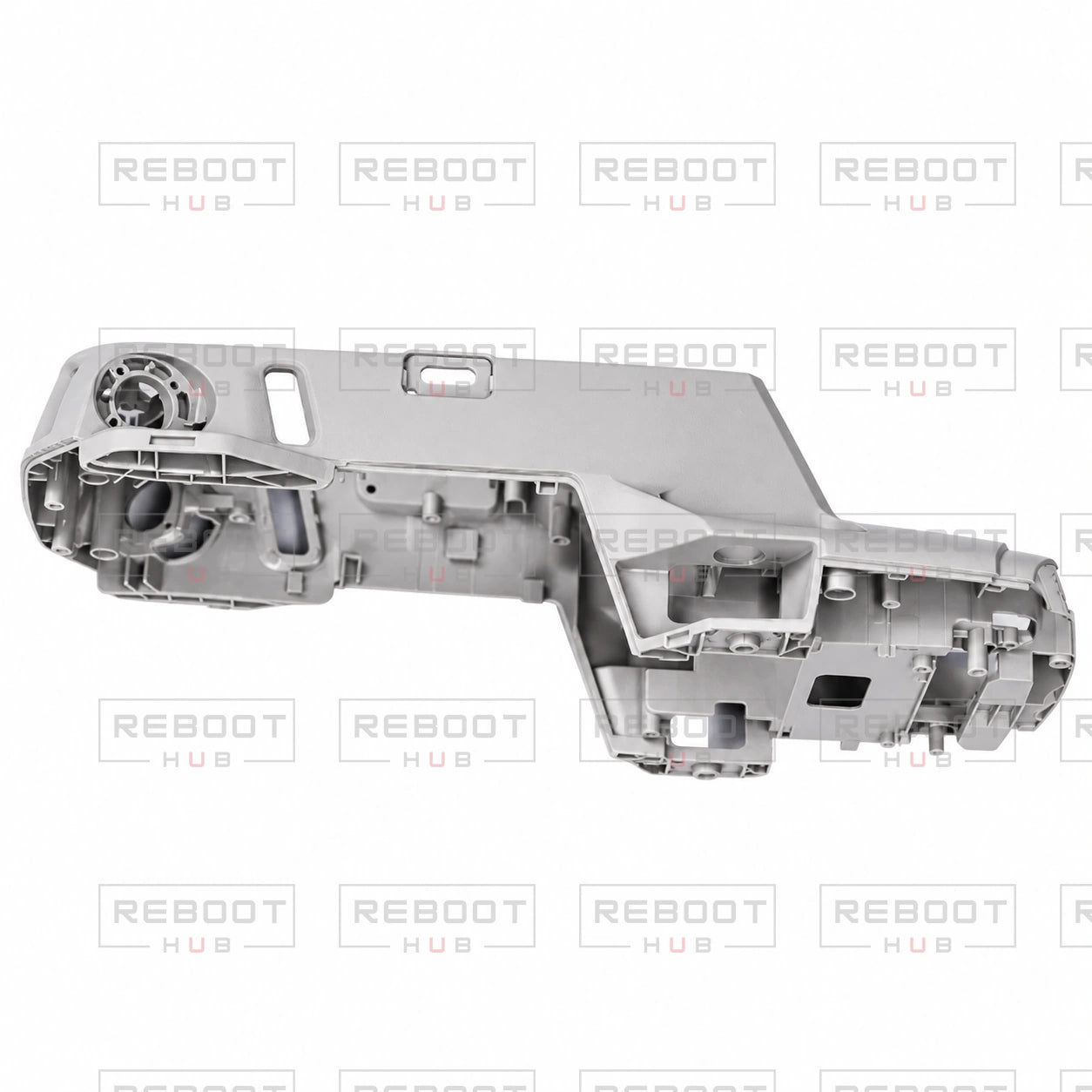 OEM-pulled DJI Air 2 Middle Frame on white with Reboot Hub watermark overlay — view 4