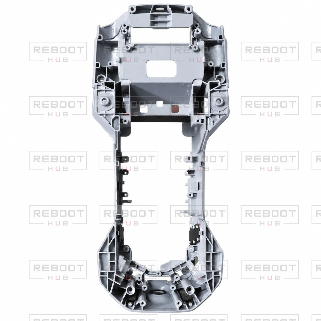OEM-pulled DJI Air 2 Middle Frame on white with Reboot Hub watermark overlay — view 6