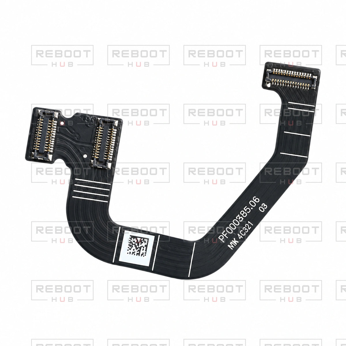 OEM-pulled DJI Air 2 Rear Vision Flexible Flat Cable on white with Reboot Hub watermark overlay — view 2