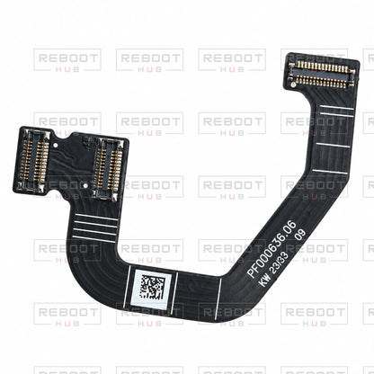 OEM-pulled DJI Air 2 Rear Vision Flexible Flat Cable on white with Reboot Hub watermark overlay — view 3