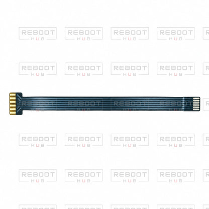 OEM-pulled DJI Air 2S Battery Flexible Flat Cable on white with Reboot Hub watermark overlay — view 1