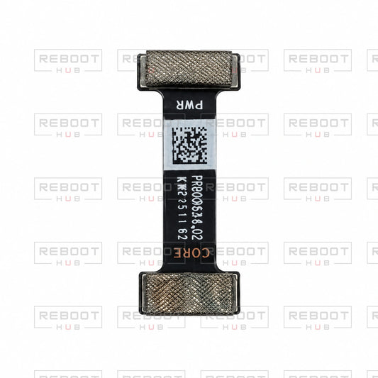 OEM-pulled DJI Air 2S ESC Flexible Flat Cable on white with Reboot Hub watermark overlay — view 1