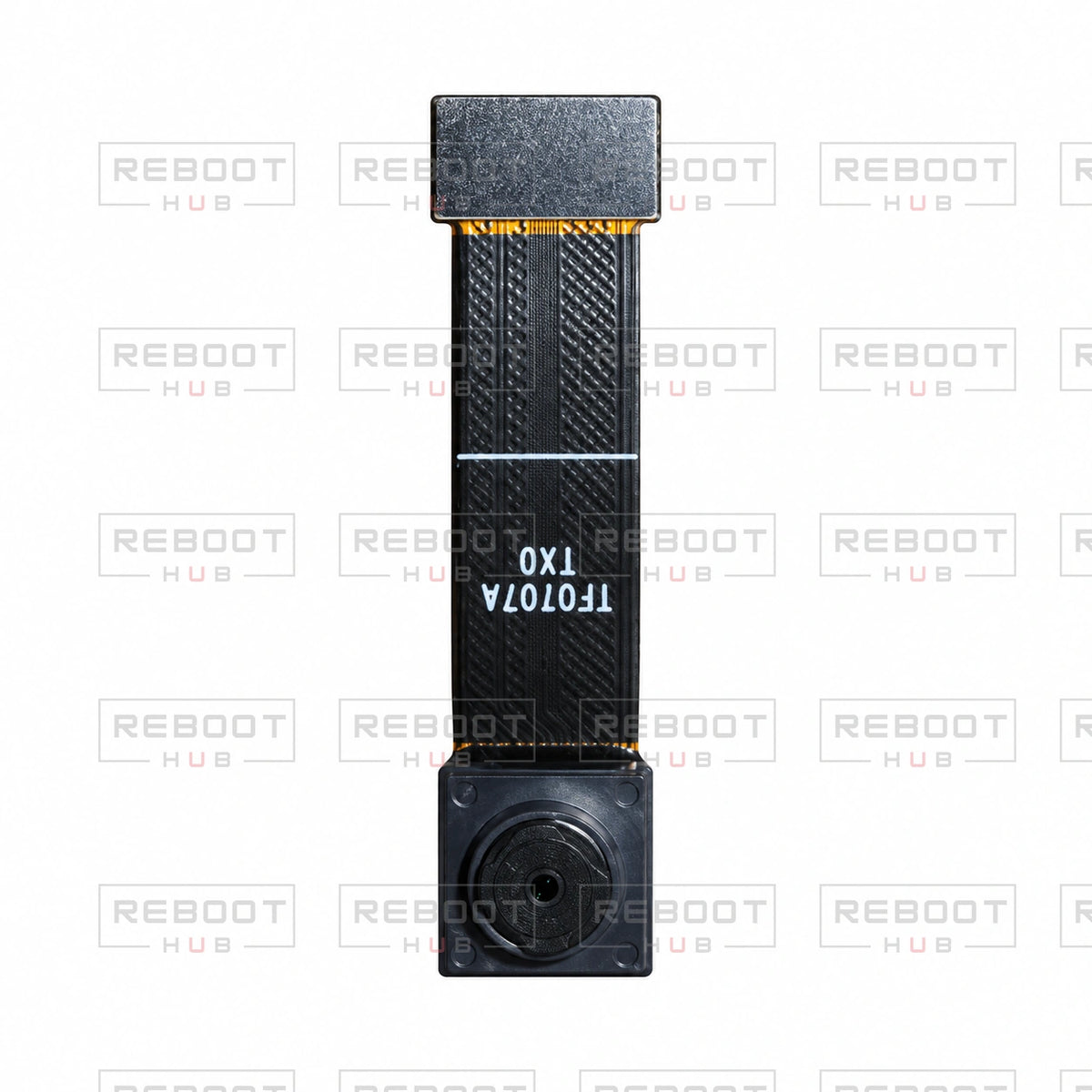 OEM-pulled DJI Air 2S Front Vision Camera on white with Reboot Hub watermark overlay — view 1