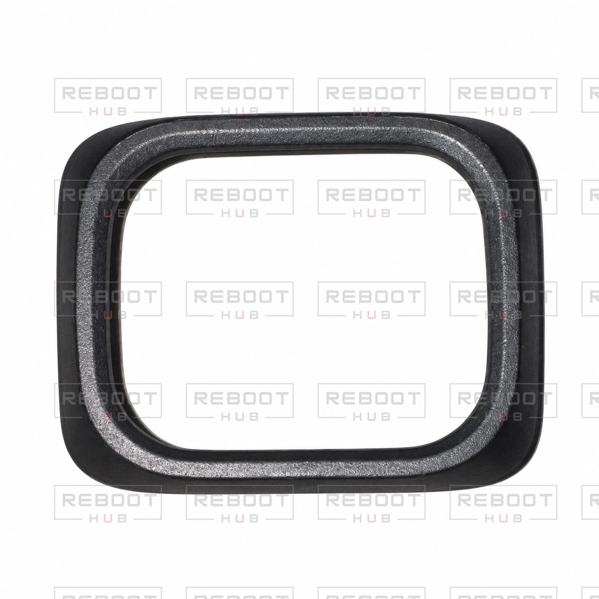 OEM-pulled DJI Air 2S Gimbal Camera Lens Frame on white with Reboot Hub watermark overlay — view 1