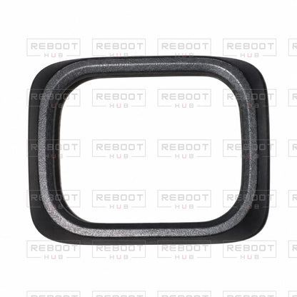 OEM-pulled DJI Air 2S Gimbal Camera Lens Frame on white with Reboot Hub watermark overlay — view 1
