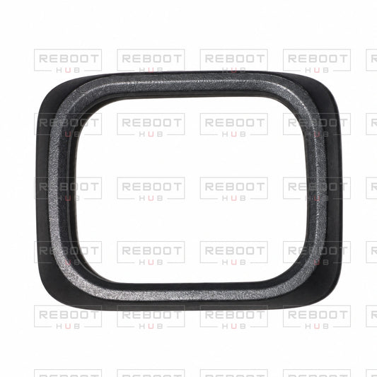 OEM-pulled DJI Air 2S Gimbal Camera Lens Frame on white with Reboot Hub watermark overlay — view 1