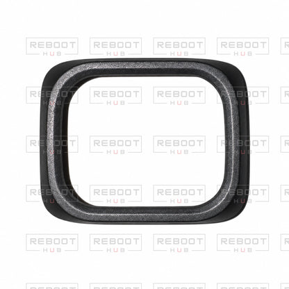 OEM-pulled DJI Air 2S Gimbal Camera Lens Frame on white with Reboot Hub watermark overlay — view 2