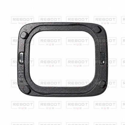 OEM-pulled DJI Air 2S Gimbal Camera Lens Frame on white with Reboot Hub watermark overlay — view 3
