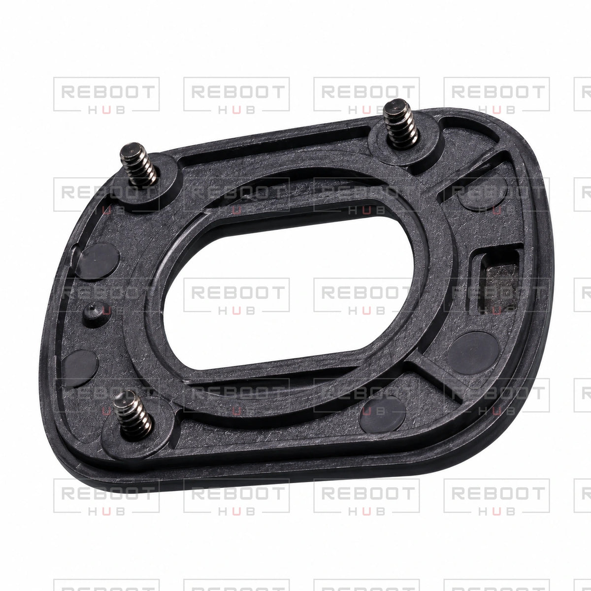 OEM-pulled DJI Air 2S Gimbal Camera Lens Frame on white with Reboot Hub watermark overlay — view 4