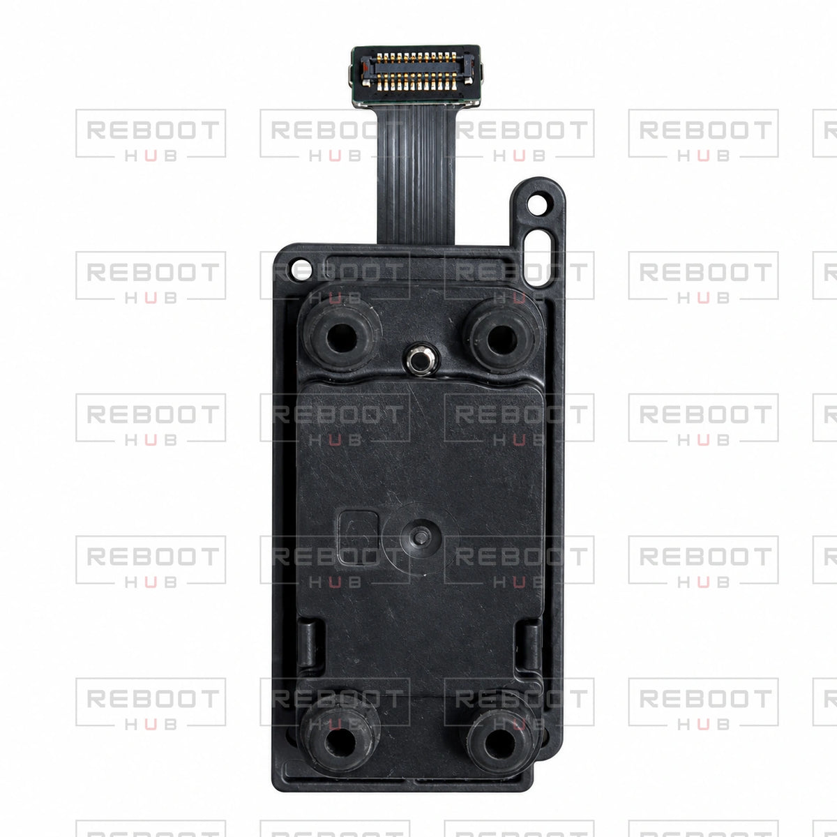 OEM-pulled DJI Air 2S IMU Module on white with Reboot Hub watermark overlay — view 2